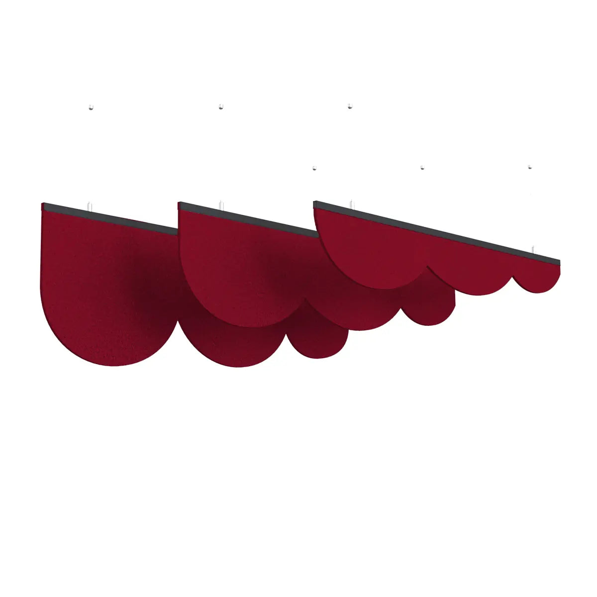 Felt Ceiling Acoustic Baffles - CLOUD colour swatch on white background DecorMania UK